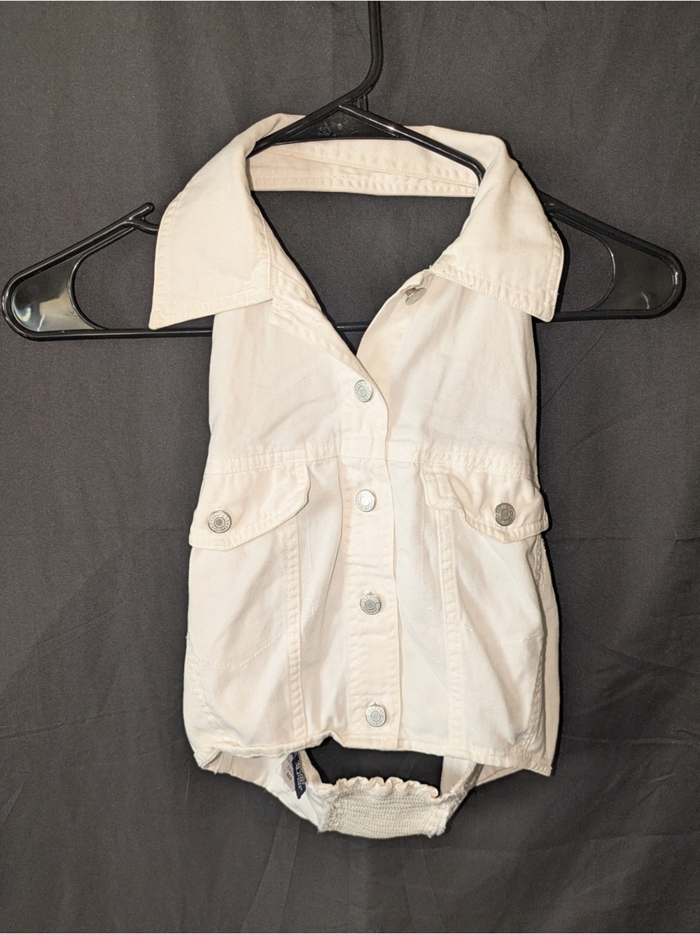 Y2K Gap Denim Halter Top Vest